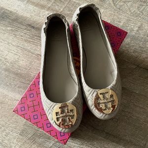 Tory Burch Minnie Quilted Leather Ballet Flats